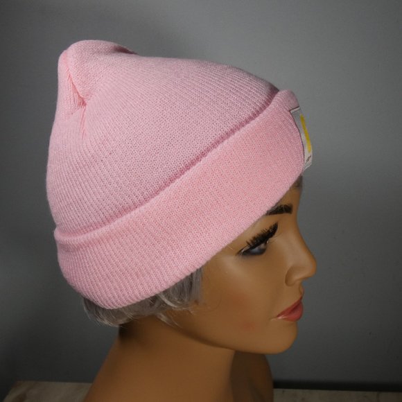 Carhartt Knit Cap Beanie Hat "Powder Pink" - Picture 3 of 10